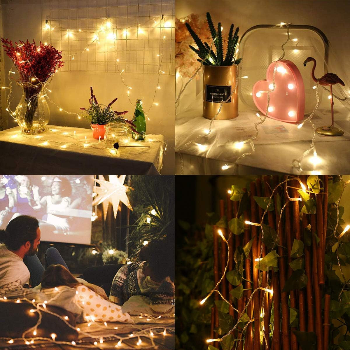 800 LED 272FT Warm White Christmas String Lights – 8 Lighting Modes with Timer, Waterproof Fairy Lights for Indoor &amp; Outdoor Holiday Decorations