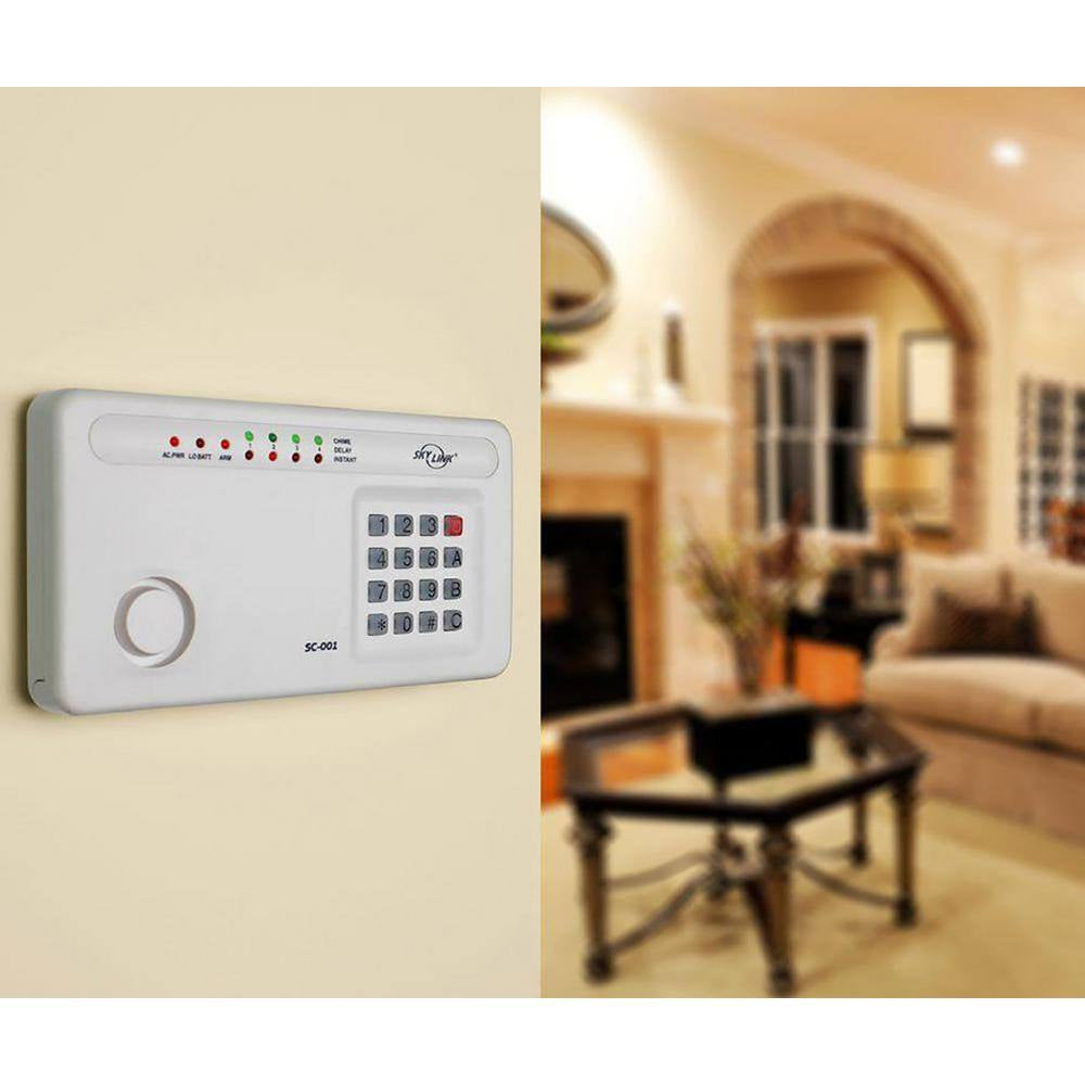 DIY Wireless Home Security Alarm System – No Monthly Fees, Expandable Up to 30 Accessories, 4-Zone Monitoring with Siren, Motion &amp; Door Sensors