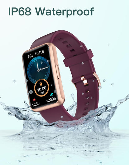 Fitness Tracker (Purple) – No Bluetooth, No App, No Phone Needed!