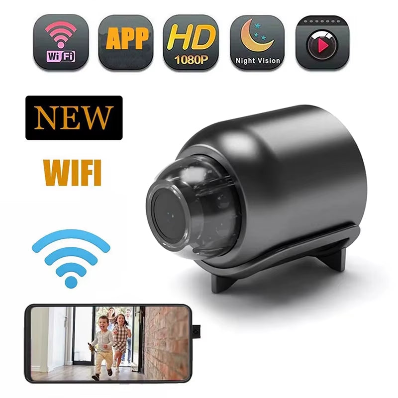 StealthGuard X5 Mini: Smart WiFi Camera with Sound Detection &amp; App Control