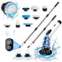 🧼 Electric Spin Scrubber – Cordless Cleaning Brush with 8 Interchangeable Heads & Extendable Handle for Bathroom, Kitchen, Tile, and Floor Cleaning