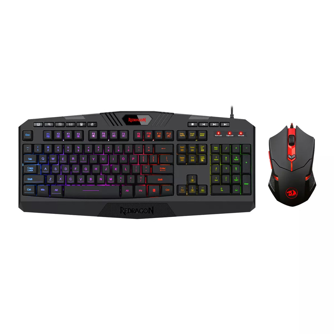 🎮 Redragon S101-3 Wired Gaming Keyboard &amp; Mouse Combo – RGB Backlit Gaming Essentials Bundle