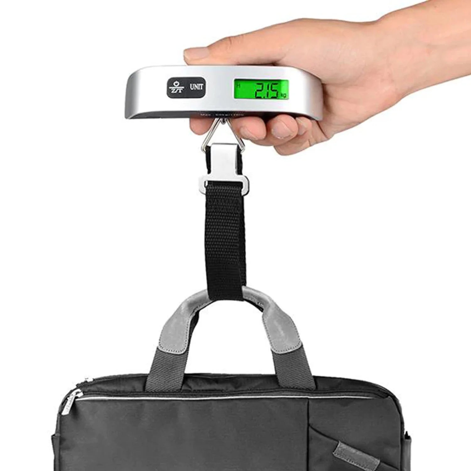 Portable Digital Luggage Scale – Compact Travel Weight Checker with LCD Display