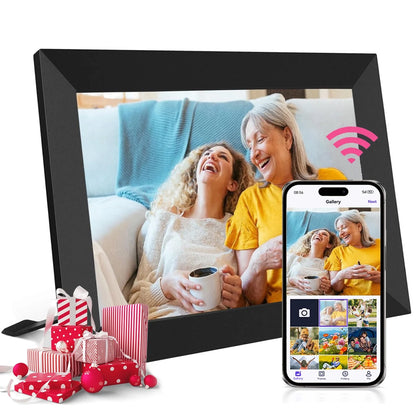 10.1-Inch Smart Digital Photo Frame with 32GB Storage, WiFi &amp; App Control 