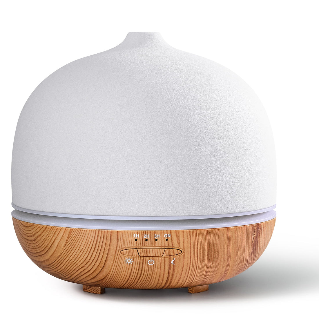 500ml Ceramic Essential Oil Diffuser – Large Room Aromatherapy Cool Mist Humidifier with 10 LED Color Lights &amp; Auto-Off for Home &amp; Office