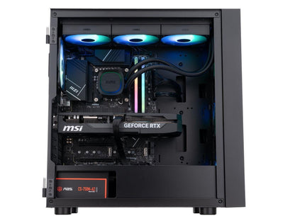 ABS Eurus Aqua Gaming PC – Intel Core i9-14900KF, GeForce RTX 5070 Ti, 32GB DDR5 6400, 2TB NVMe SSD, Windows 11, AI-Powered DLSS 4 Desktop – EA14900KF5070TI2