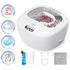 Rechargeable Ultrasonic Retainer Cleaner Machine – Cordless, IPX7 Waterproof, 2 Cleaning Modes with Digital Timer – 120ML Portable Cleaner for Dentures, Aligners, Night Guards, Mouth Guards, Jewelry (White)