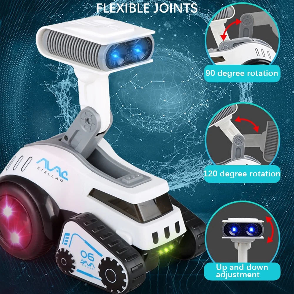 Smart Electronic Dancing Robot Toy for Kids – Music, Light-Up Eyes &amp; Adjustable Volume, Toddler Gift for Boys &amp; Girls