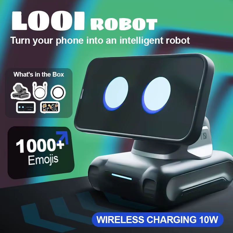 LOOI Robot Smartphone AI Learning Assistant – Mini Smart Robot with Voice Dialogue, Inspired by ChatGPT!