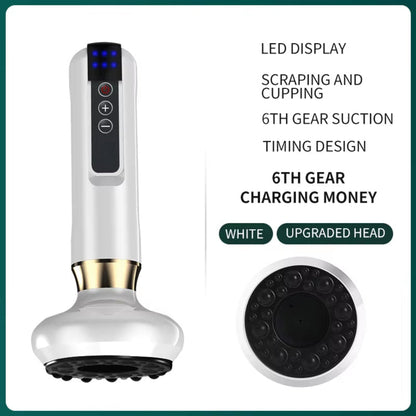 SculptEase™ Magnetic Cupping Massager – Rechargeable Body Scraping &amp; Cellulite Removal Therapy Tool