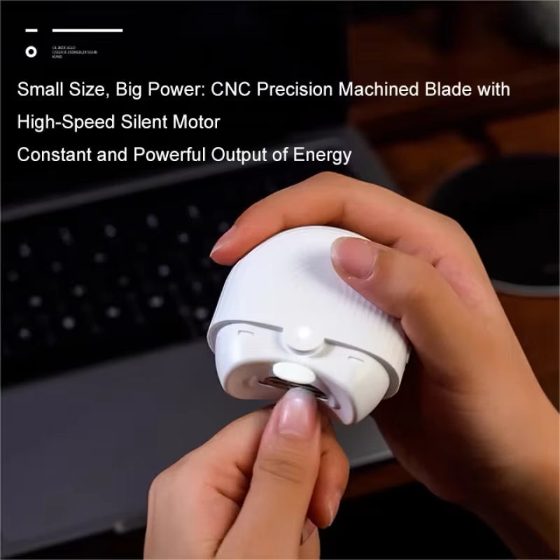 TrimEase Pro: Electric Nail Clippers with Light – Safe, Smooth &amp; Effortless Grooming for All Ages
