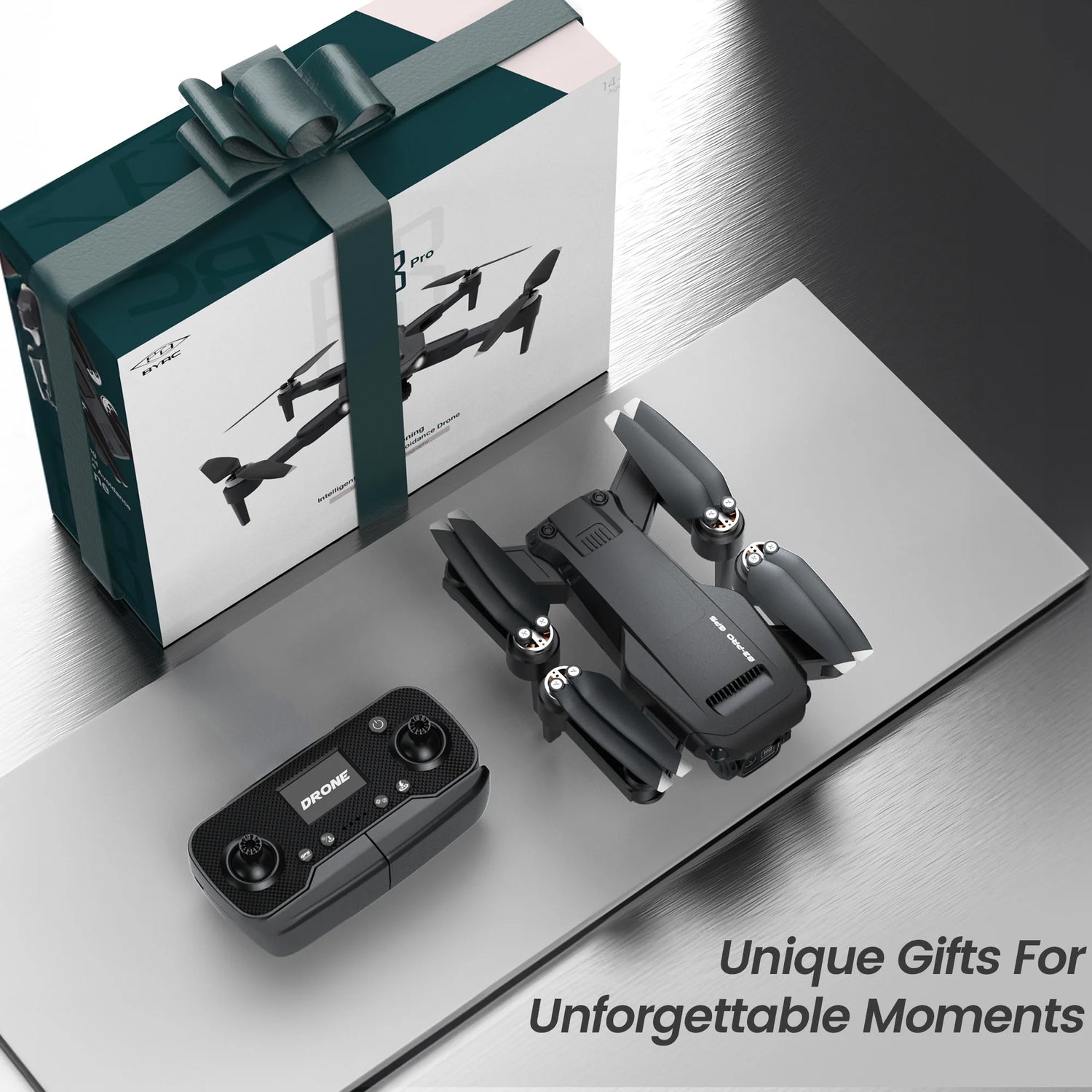 B3-PRO GPS Foldable Drone with 4K HD Camera – Brushless Motor, Dual Batteries, Black