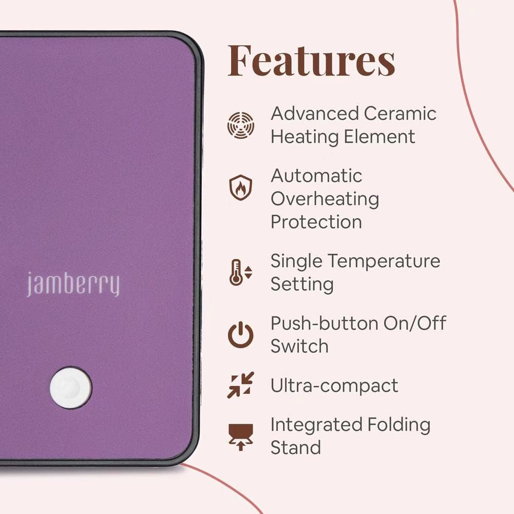 Nails Style Mini Heater – Compact Purple Nail Dryer for Quick &amp; Efficient Nail Curing