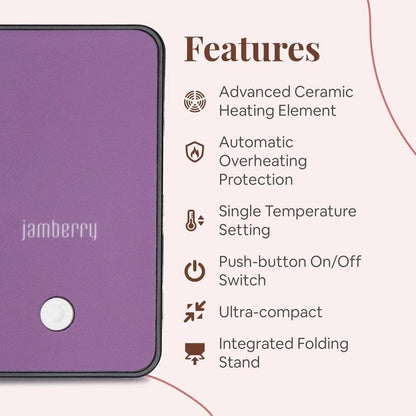 Nails Style Mini Heater – Compact Purple Nail Dryer for Quick &amp; Efficient Nail Curing
