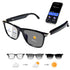 AI Smart Glasses | DeepSeek R1 & Gemini 2.5 Chat Integration | 164 Languages Translation | Bluetooth Music & Calling | Color-Changing Lenses | IP67 Waterproof