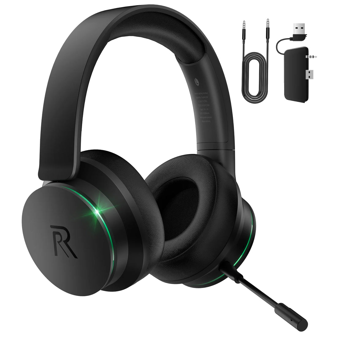 🎧 2.4GHz Wireless Gaming Headset – Multi-Platform Gaming Headphones with Bluetooth 5.3, Detachable Noise-Canceling Mic &amp; 45H Battery Life