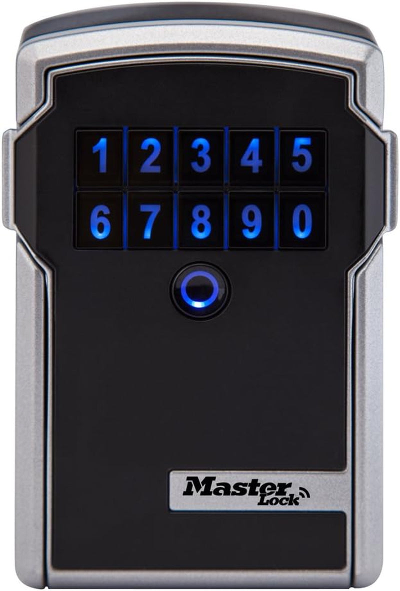 Digital Lock Box for Keys with Code, Electronic Wall Mount Key Safe with Bluetooth Connection to Ios/Android App and Sharable Keypad Codes, 3-1/4 Inches Wide, ‎5441EC