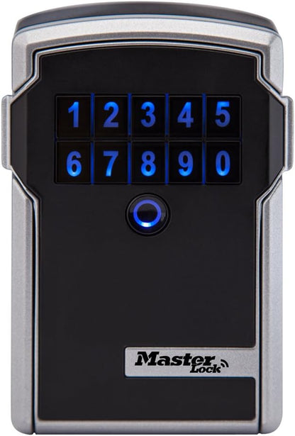 Digital Lock Box for Keys with Code, Electronic Wall Mount Key Safe with Bluetooth Connection to Ios/Android App and Sharable Keypad Codes, 3-1/4 Inches Wide, ‎5441EC
