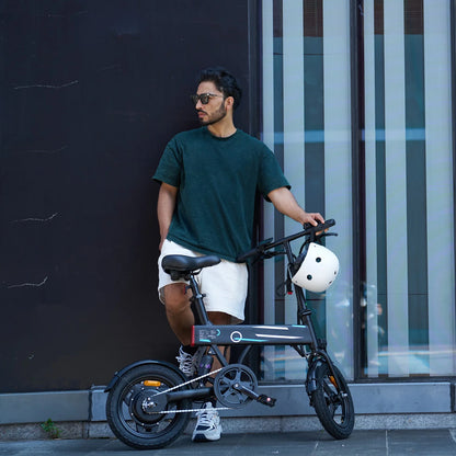 14&quot; Foldable Electric Bicycle for Adults – 500W Motor, 36V/7.8Ah Battery, LCD Display, 20MPH Commuter E-Bike for Teens &amp; Adults, UL 2849 Certified