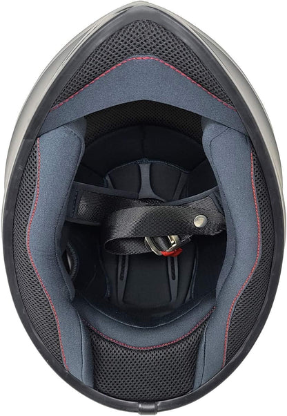 Bluetooth Motorcycle Helmet – White Modular Full-Face with Clear, Tinted &amp; Iridium Shields, DOT/ECE Certified, Flip-Up &amp; Integrated Bluetooth
