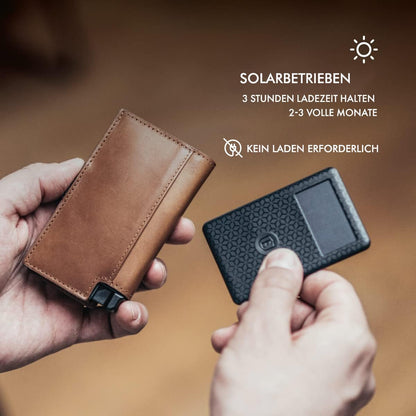 ☀️ Solar-Powered Wallet Tracker Card – Ultra-Slim Bluetooth GPS Tracker, Smart Anti-Loss Finder for Wallets, Luggage, Bags &amp; More