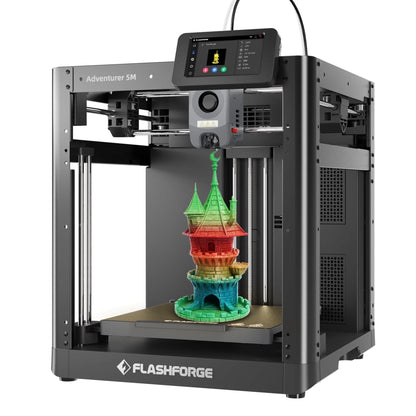 Adventurer 5M 3D Printer – High-Speed 600mm/s Printing, 8.7&quot; x 8.7&quot; x 8.7&quot; Build Volume, Black  2. Short &amp; Powerful: