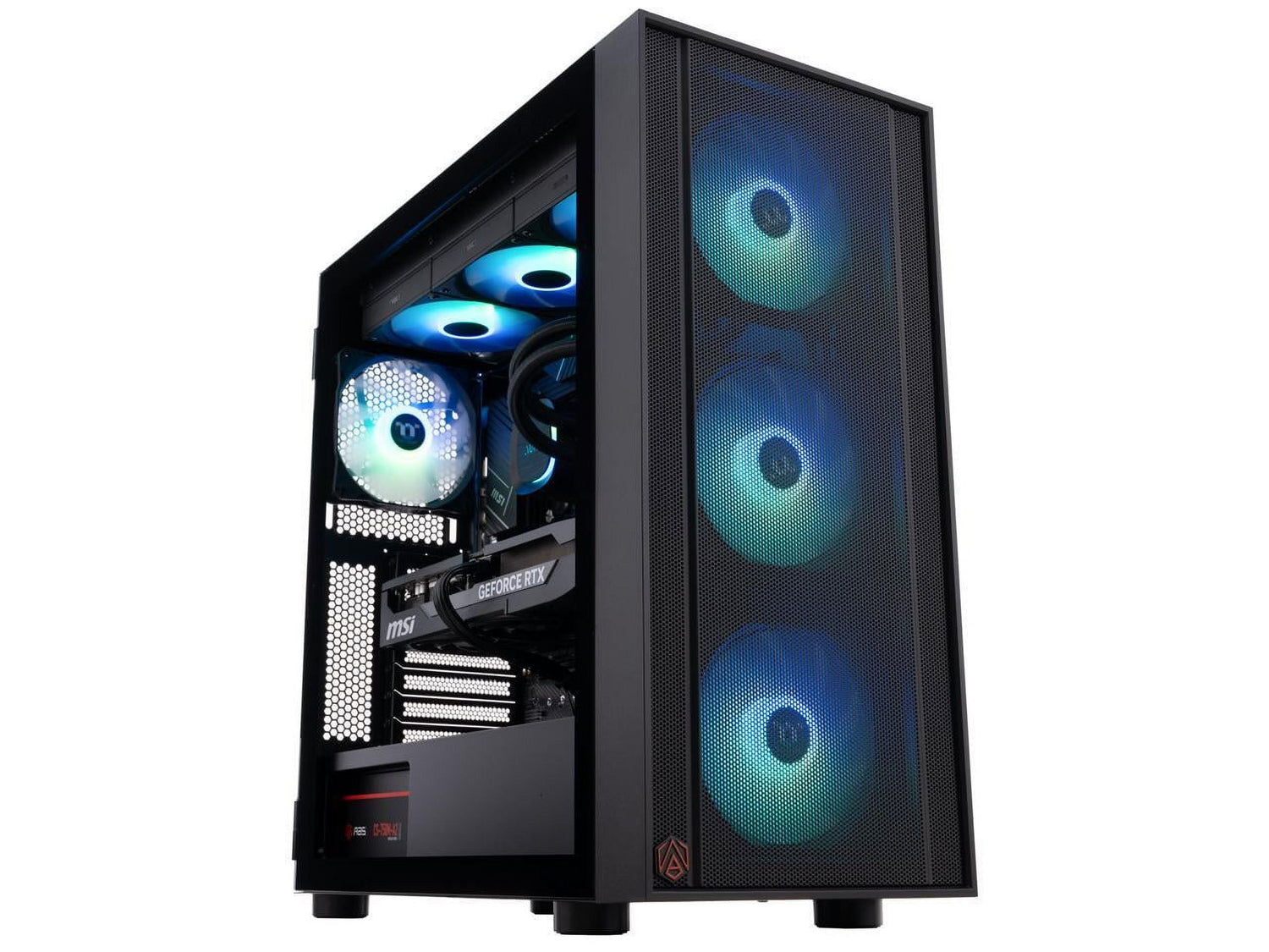 ABS Eurus Aqua Gaming PC – Intel Core i9-14900KF, GeForce RTX 5070 Ti, 32GB DDR5 6400, 2TB NVMe SSD, Windows 11, AI-Powered DLSS 4 Desktop – EA14900KF5070TI2