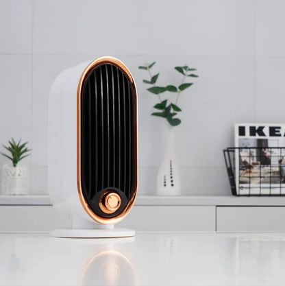Small Electric Space Heater – 800W Fast Heating Ceramic Heater for Home, Bedroom, and Office