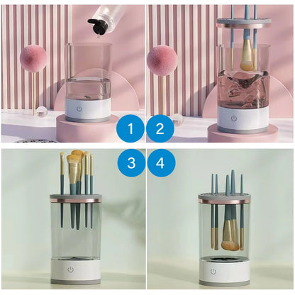 Electric Makeup Brush Cleaner – Fast &amp; Efficient Makeup Brush Cleaning Machine