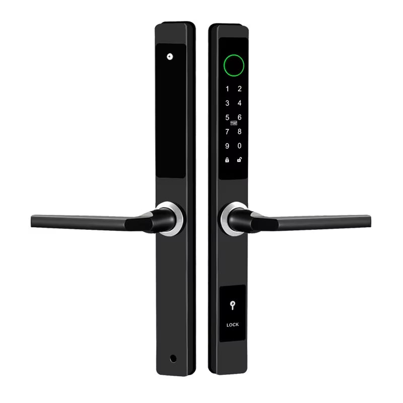 Waterproof Smart Lock for Sliding Doors – Fingerprint, Password &amp; Card Access with Keyless Entry