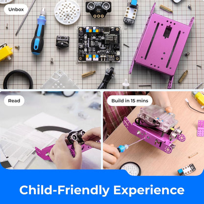 mBot Robot Kit – STEM Learning &amp; Coding Fun for Kids Ages 8-12 (Pink)  Get your kids started on a fun and educational robotics journey!