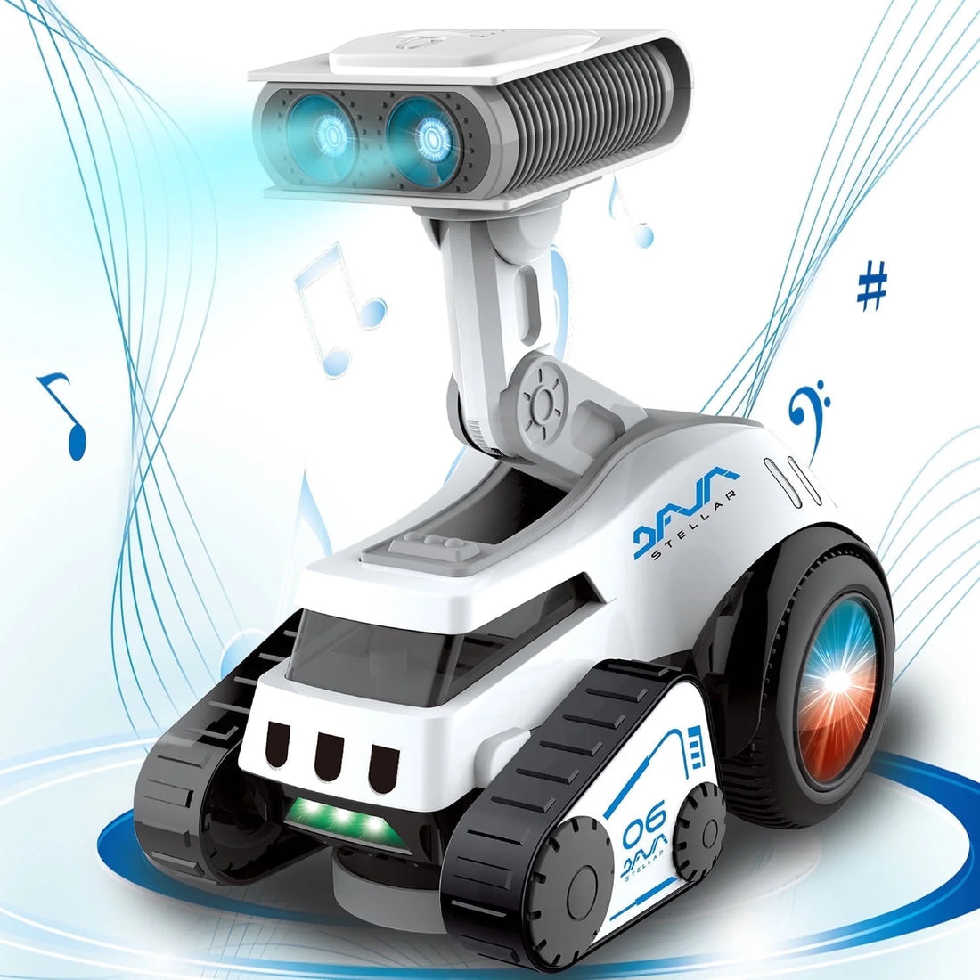 Smart Electronic Dancing Robot Toy for Kids – Music, Light-Up Eyes &amp; Adjustable Volume, Toddler Gift for Boys &amp; Girls