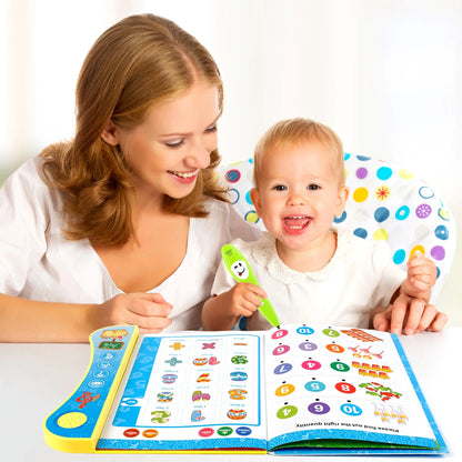 Educational Electronic Learning Book for Kids – Interactive Read &amp; Write Toy for Ages 2–6, Early Learning &amp; Writing Skills