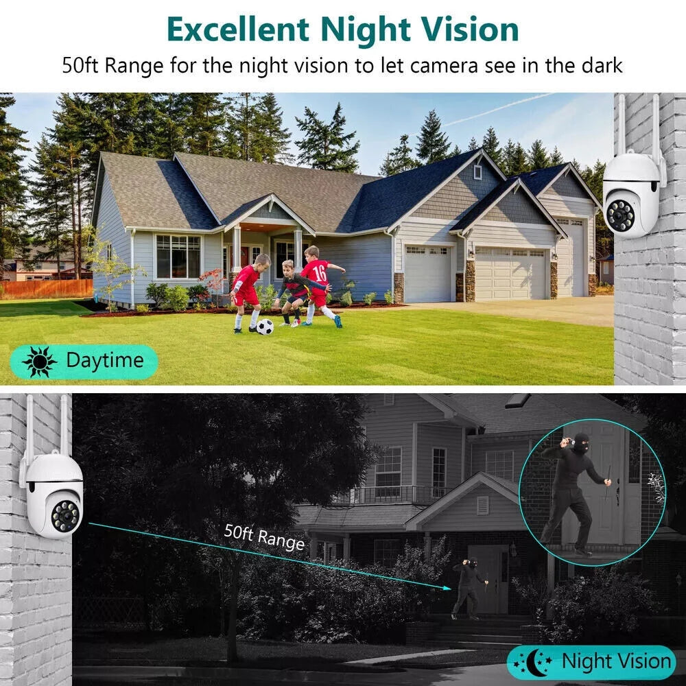 Wireless 5G Indoor Security Camera – 1080P Wi-Fi with Motion Detection, Night Vision, 2-Way Audio &amp; 32GB Storage