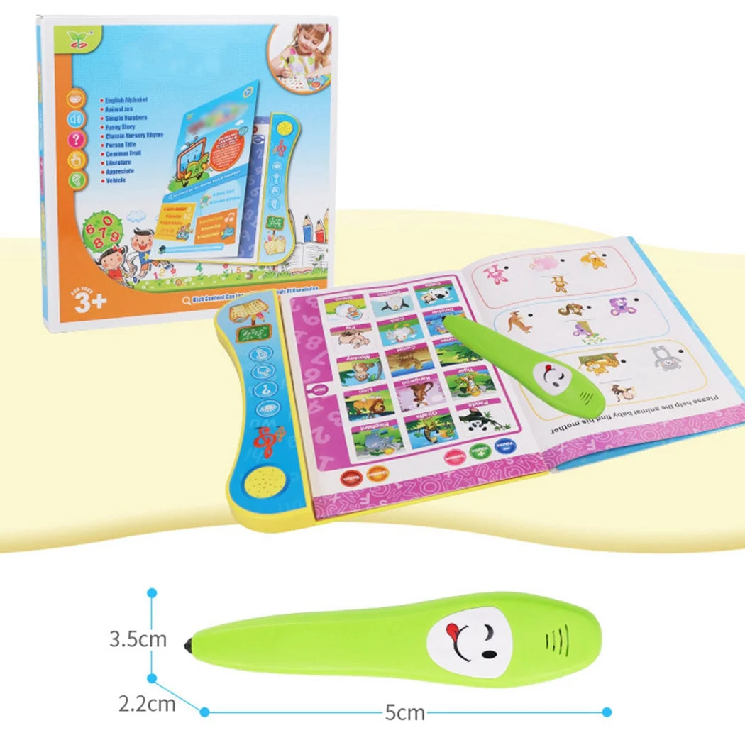 Educational Electronic Learning Book for Kids – Interactive Read &amp; Write Toy for Ages 2–6, Early Learning &amp; Writing Skills