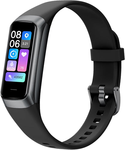 Keep Health Fitness Tracker for Women &amp; Men  AMOLED Display | Blood Pressure Monitor | Step &amp; Calorie Tracker | IP68 Waterproof | Compatible with Android &amp; iOS