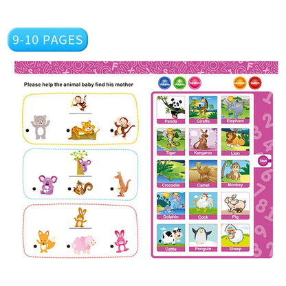 Educational Electronic Learning Book for Kids – Interactive Read &amp; Write Toy for Ages 2–6, Early Learning &amp; Writing Skills