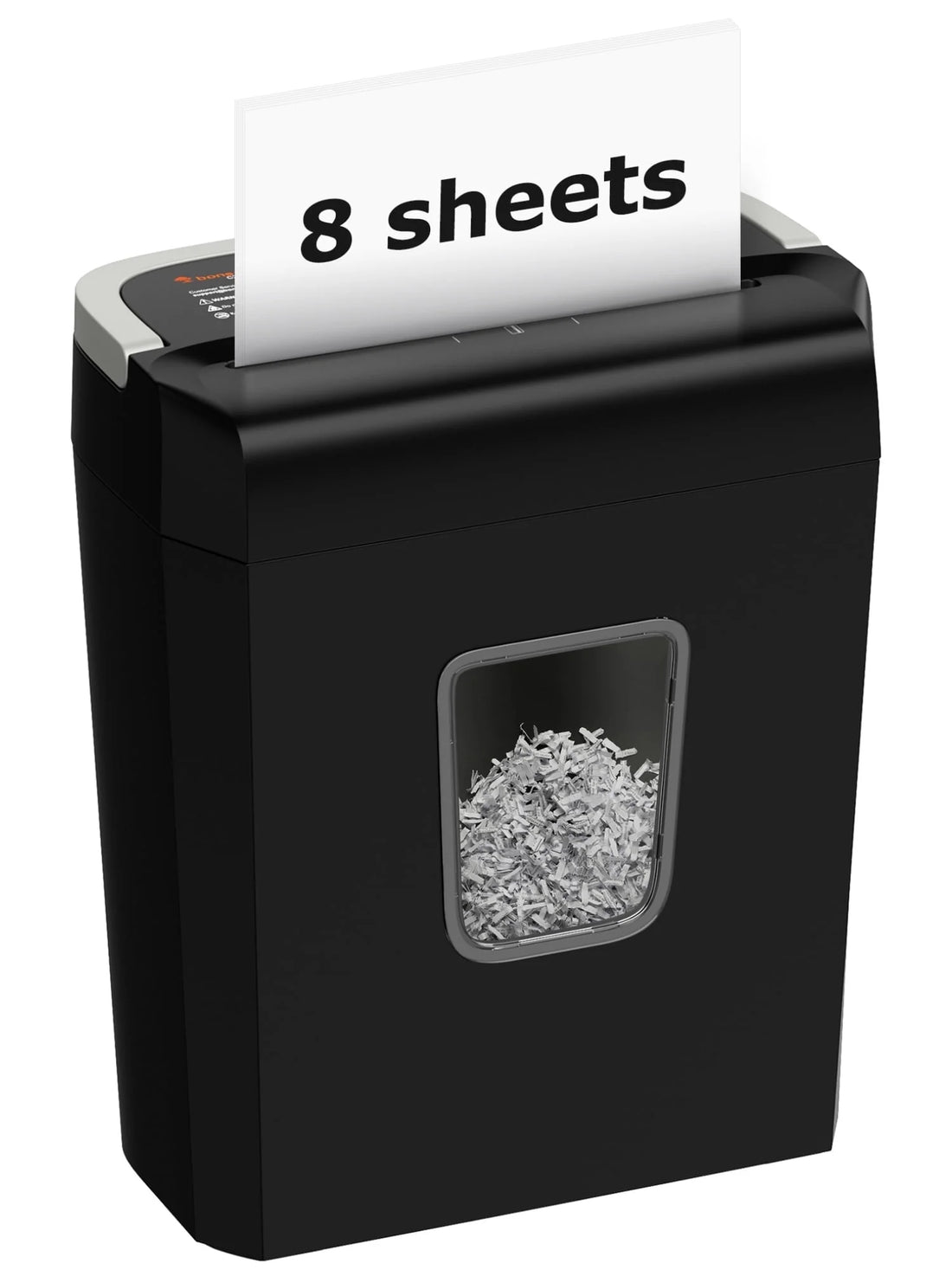8-Sheet Cross-Cut Paper Shredder – Secure Shredding for Home &amp; Office Use