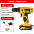 Electric Hand Drill & Hammer Drill — Rechargeable Lithium Battery Powered Handgun Drill