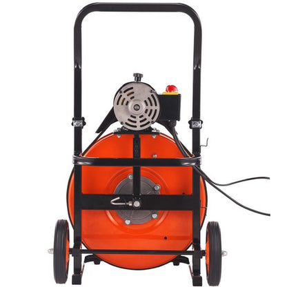 Uimoso Electric Drain Cleaner Machine – Powerful 100 FT Auto Feed Drain Auger