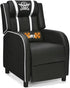 🎮 Gaming Recliner Massage Chair with Adjustable Footrest, Remote Control & Side Pocket – Ergonomic Racing-Style Lounge Chair for Ultimate Comfort