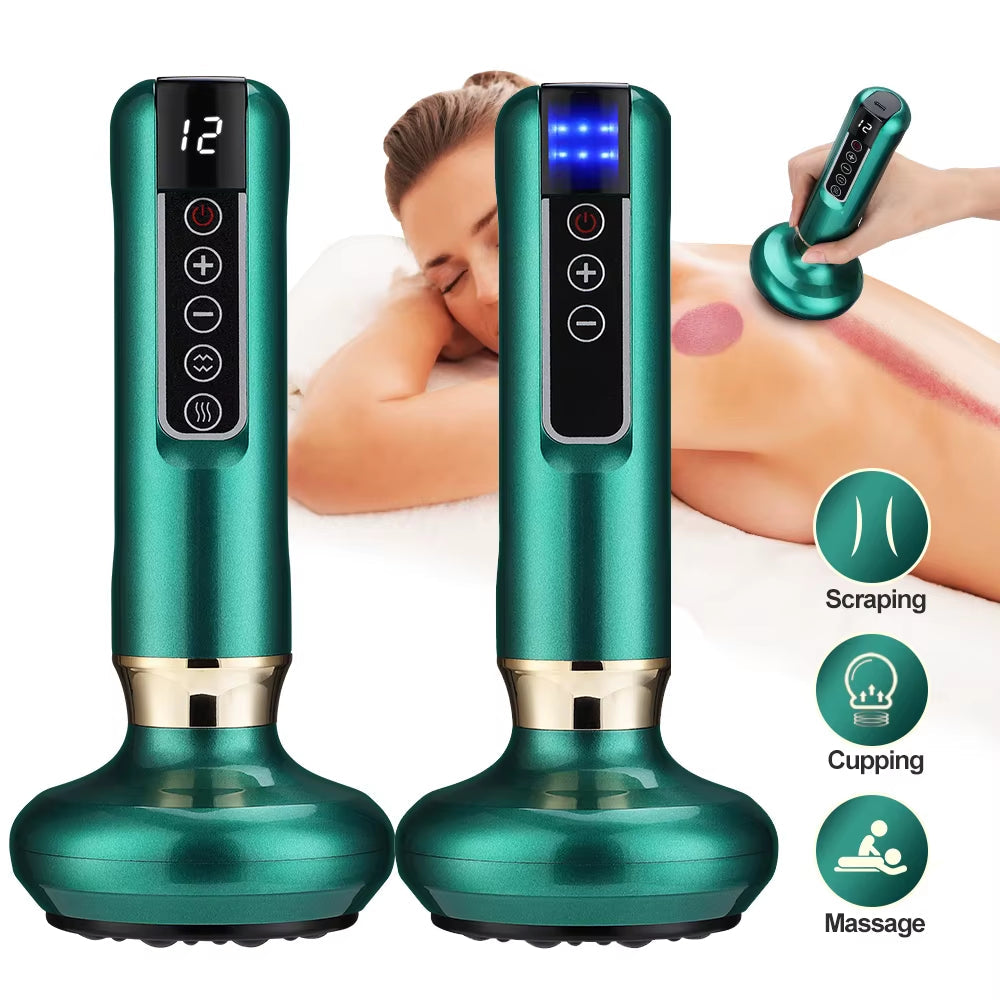 SculptEase™ Magnetic Cupping Massager – Rechargeable Body Scraping &amp; Cellulite Removal Therapy Tool
