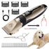 ✂️ Rechargeable Cordless Pet Shaver – Low Noise Dog Clippers with Scissor Comb for Quiet Grooming