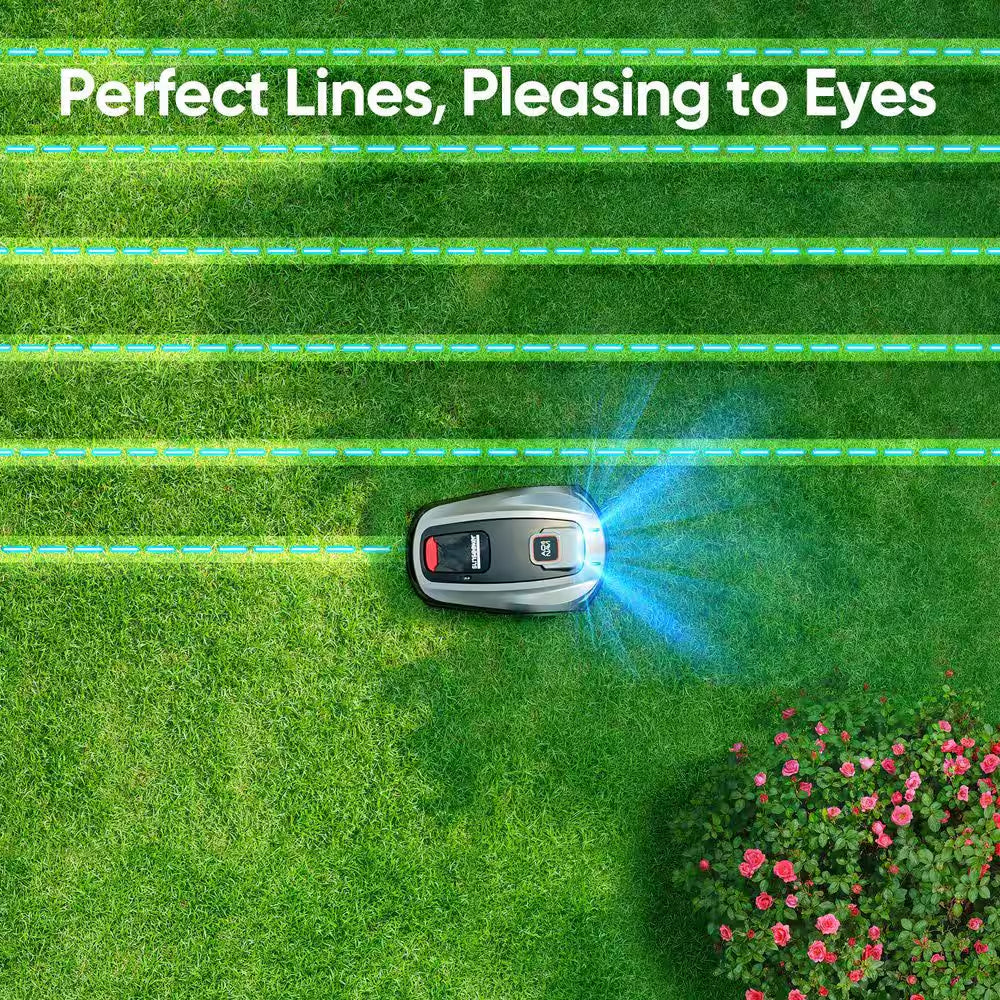X5 Wireless 8-Inch Robot Lawn Mower | 0.5 Acre / 21,500 Sq. Ft. | All-Wheel Drive, AI Obstacle Avoidance &amp; RTK, App Control