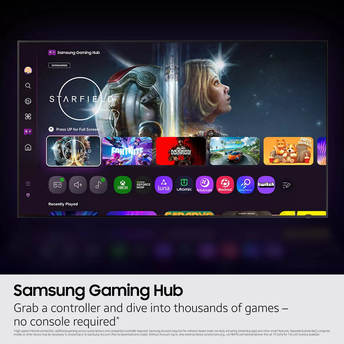Samsung Class QLED Q7F 4K Smart TV with Samsung Vision AI