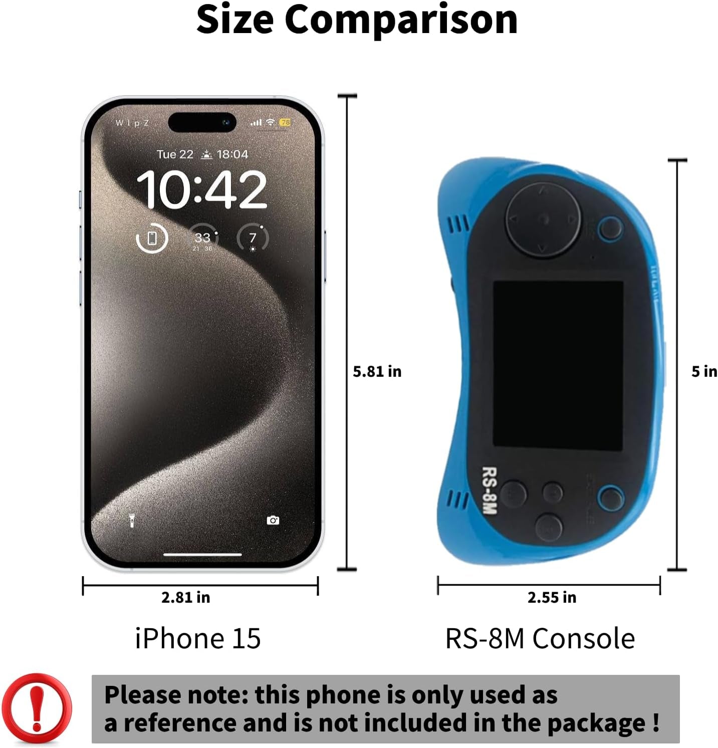 16-Bit Kids Handheld Game Console – 220 Built-In HD Games, 2.5" Portable Player with Headphones (Blue) | Travel Electronic Toy for Ages 3–10