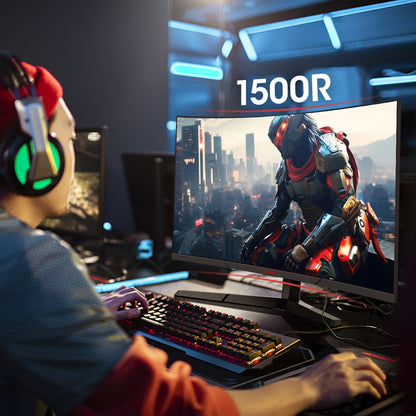 27&quot; Curved Gaming Monitor – 180Hz FHD Display, 100% sRGB, Adaptive-Sync, Model 27E6CA