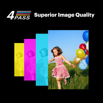 Mini 2 Retro 4PASS Portable Photo Printer – 2.1x3.4&quot; Instant Prints, Includes 8 Sheets, Compact &amp; Wireless (White)
