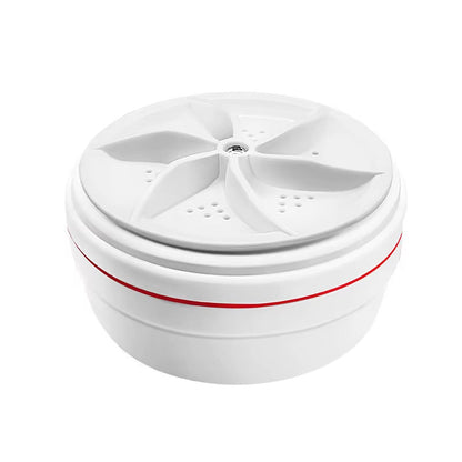 TurboClean™ Mini Washer: USB-Powered Ultrasonic Laundry Solution for Home &amp; Travel