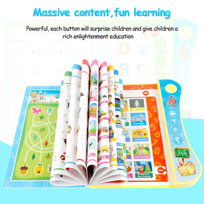 Educational Electronic Learning Book for Kids – Interactive Read &amp; Write Toy for Ages 2–6, Early Learning &amp; Writing Skills